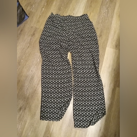 Maurices Women Pants Large  Straight High Rise Elastic Waist Drawstring - Picture 5 of 8